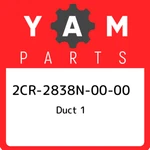 2CR-2838N-00-00 Yamaha Duct 1 2CR2838N0000, New Genuine Oem Part. Fixed Price $39.82.