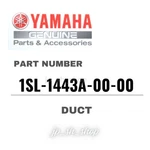Yamaha Genuine Oem Parts Duct 1SL-1443A-00-00 For YZ250F. Fixed Price $40.00.