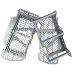 7602 Racing Radiator Braces With Guards Brushed Aluminum. Fixed Price $171.89.