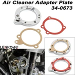 For Harley Cv Air Filter Cleaner Adapter Plate S&s Super G Carburetor Chrome. Fixed Price $15.99.