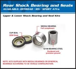 Racing Lower Shock Bearing Kit Yz, 29-5015 Yamaha. Fixed Price $37.63.