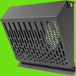 6" Inch Exhaust Vent Cover With Rubber Gasket - Air Box, Graphite Black. Fixed Price $29.99.