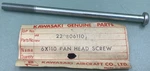 New Genuine Kawasaki 220B06110 Screw Pan Head 6X110 Air Cleaner. Fixed Price $33.91.
