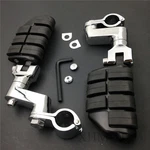 Highway Clamps 1" Large Foot Pegs For Yamaha V-star Roadstar Kawasaki Vulcan. Fixed Price $92.00.