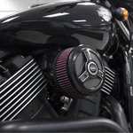 S&s Cycle Gloss Black Stealth Tri-spoke Air Cleaner Cover 170-0210. Fixed Price $195.95.