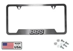 Bbs Brushed Stainless Steel License Plate Frame Wheels Usa. Fixed Price $39.95.