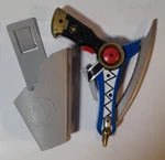 Vtg Power Rangers Dino Blue Thundermax Saber/sword Blaster 2001. Fixed Price $22.66.