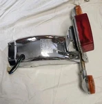 1980-1982 Honda CB650C Custom Rear Fender W/tail Light & Turn Signals. Fixed Price $50.00.