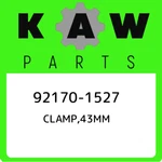 92170-1527 Kawasaki CLAMP,43MM 921701527, New Genuine Oem Part. Fixed Price $19.08.