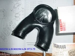 Yamaha RD350 RD250 Air Cleaner Joint Oem Rubber Y-boot Connector 360-14453-00. Fixed Price $64.99.