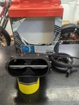 Kuryakyn 9980 Black Wrinkle 99- Up Twin Cam Cv Carb/ 06 Delphi Efi. Fixed Price $200.00.