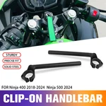 Left & Right Clip-on Handlebars For Kawasaki Ninja 400 18-24 500 Se 24-26. Fixed Price $75.59.