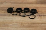 2004 Kawasaki Ninja ZX6R ZX636C Intake Boots With Clamps. Fixed Price $25.00.