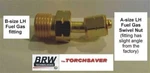 Lh Fuel Gas A-size Fm Swivel Fitting To B-size Male Adapter Western #106. Fixed Price $22.95.