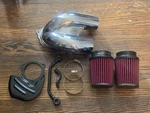 S&s Cycle Tuned Induction Air Intake 2017-25 Harley 170-0566A Glide Softail Tri. Fixed Price $375.00.