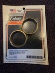 Nos Harley-davidson Colony Brass Intake Manifold Seals 7356-2 45S V-twin. Fixed Price $15.00.