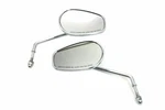 Taper Convex Mirror Set For Harley Davidson By V-twin. Fixed Price $65.96.