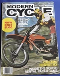 Modern Cycle Magazine June 1977 Honda Elsinore 125CAN Am 175 Mikuni Manual. Fixed Price $18.00.