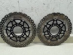 06-08 Kawasaki Ninja 650R EX650 Pair Of Front Brake Rotors Disc 41080-0103-11. Fixed Price $35.34.