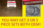 *oem 1EA Honda Ring Set Size +1.0 (ATC110 1981 To 1985) And All CT110 's 297B. Fixed Price $52.99.