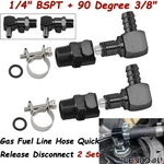 Gas Fuel Line Pump Metal Hose Quick Release Disconnect Coupling Set For Triumph. Fixed Price $58.84.