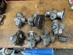 Lot Of Round Slide Mikuni Carburetors Vm 38 42 Harley Honda For Parts Repair. Fixed Price $249.99.