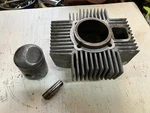67 Aermacchi Harley Davidson Sprint 250 Cylinder With Piston. Fixed Price $130.00.