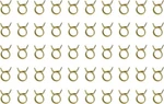 Helix 5/16" Self-tensioning Double Wire Hose Clamp (50 Pack) (111-1650). Fixed Price $22.96.