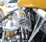 Mooneyes Air Cleaner Louvered Chopper Bobber Motorcycle Cv Harley With Adapter. Fixed Price $61.49.