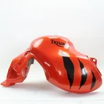 2001-2006 Triumph Tiger Fuel Petrol Gas Tank Reservoir Orange Nos T2402480-ED. Fixed Price $499.00.