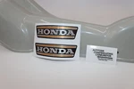 1972-73 Honda CT90, TRAIL90 Down Tube Cover K4-K5 With Decals (unpainted). Fixed Price $129.99.