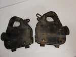 1975-76 Honda CB500T Airbox Cleaner Cases #17220-375-000 & 17320-375-000. Fixed Price $35.00.