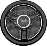 S&s Cycle Fits Air Cleaner Cover Triple-spoke Black 170-0210. Fixed Price $195.95.
