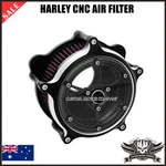 Rsd Black Cnc Air Filter Cleaner Intake Harley Softail Dyna Touring Glide 08-16. Fixed Price $118.55.