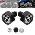 Black Head Breather Bolts Kit For Harley Evo Big Twin Sportster 883 Dyna Touring. Fixed Price $13.01.