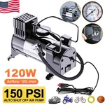 Heavy Duty Portable Air Compressor Car Tire Inflator Electric Pump Auto 12V Usa. Fixed Price $24.09.