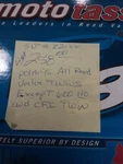 Moto Tassianri Force Reed Valves #22-106 VF3 Polaris Twin. Fixed Price $185.00.