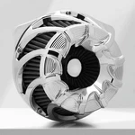 Drift Cut Air Cleaner Breaher Chrome For Harley Sportster Iron XL883N 2009-UP. Fixed Price $127.07.
