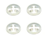 Set Of Genuine Honda Speed Nuts Emblem Holder 90313-567-000 CB450 CB750 GL1200. Fixed Price $31.95.
