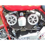 Love Jugs Polished Stainless Original Bullets V-twin Cooling System Blt. Fixed Price $395.00.